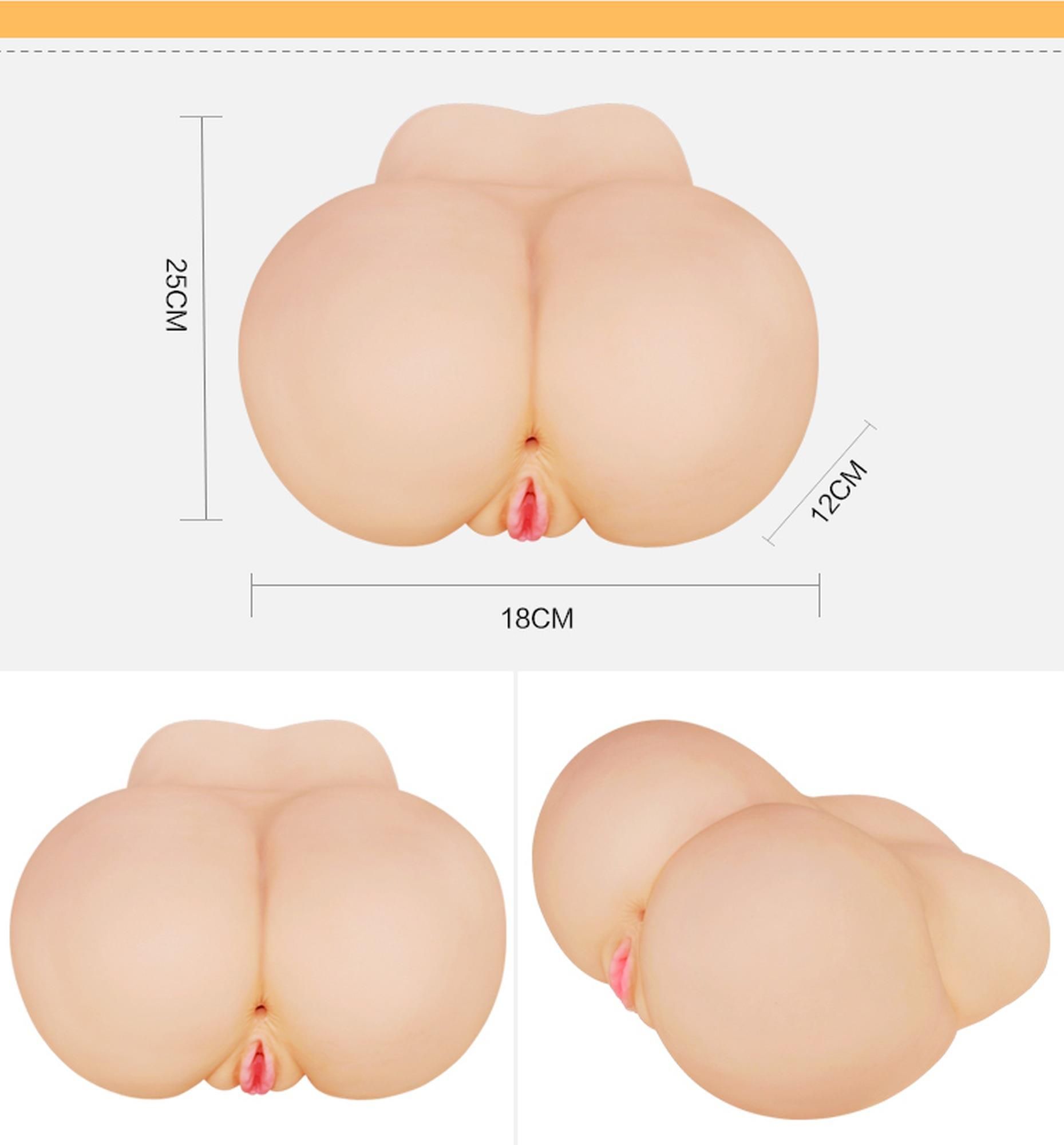 Реалістичний мастурбатор Lovetoy Feel Me Bare Perfect Pussy&Ass (тілесний)