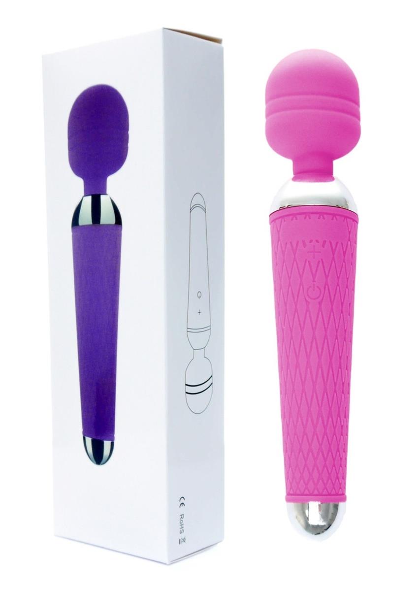 Массажер B - Series Magic Power Massager Wand, 19.5 см (розовый)