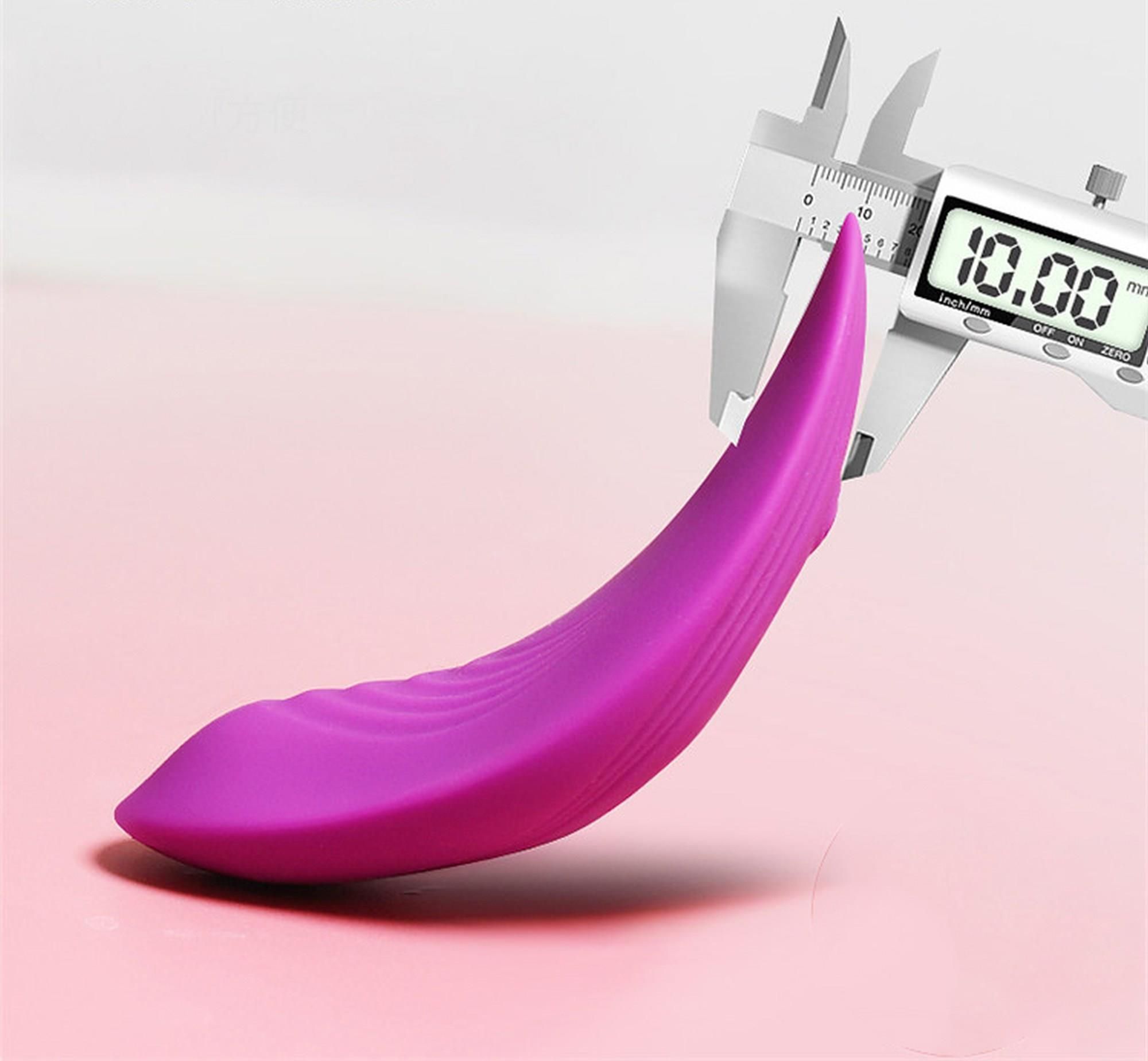 Wibrator do majtek B - Series Cute Ultrathin Wearable, 10 cm (fioletowy)