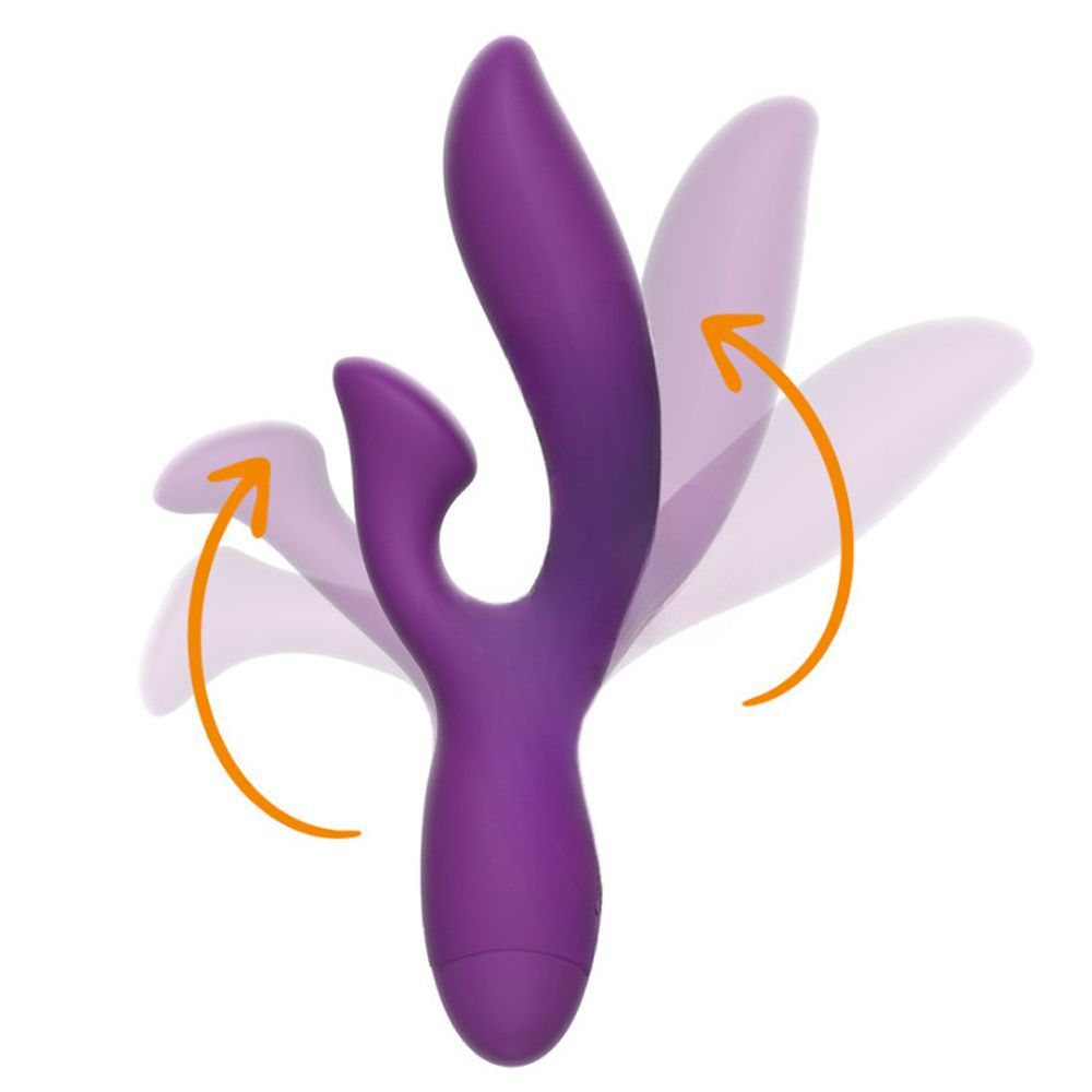 Вибратор-кролик Rewolution Rewofun Rabbit, 19.5 см (фиолетовый)