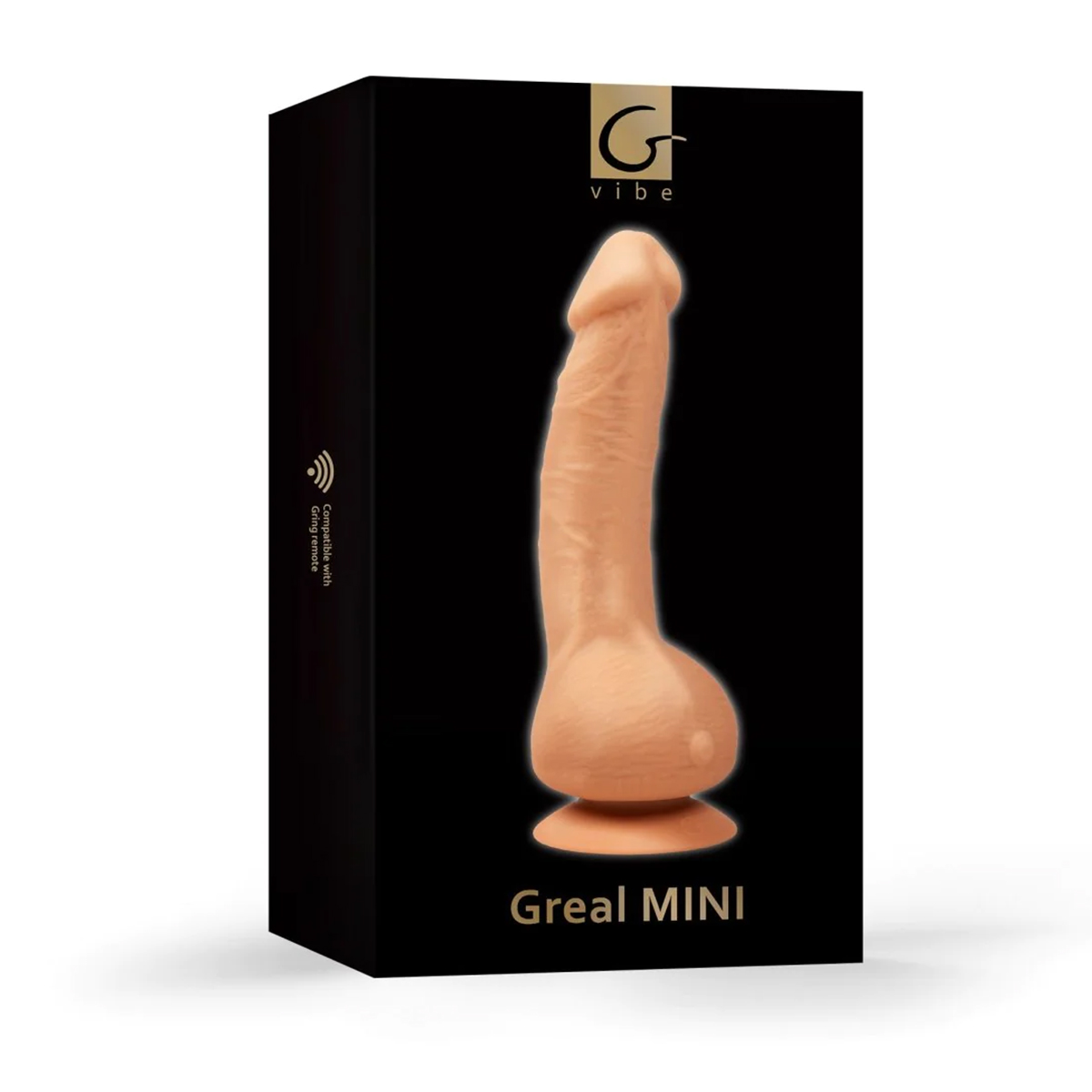 Вибратор Gvibe Greal Mini, 18 см (телесный)