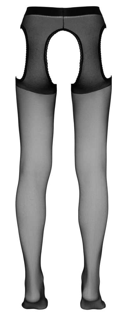 Колготки Cottelli Collection Sex Tights, L/XL (черный)