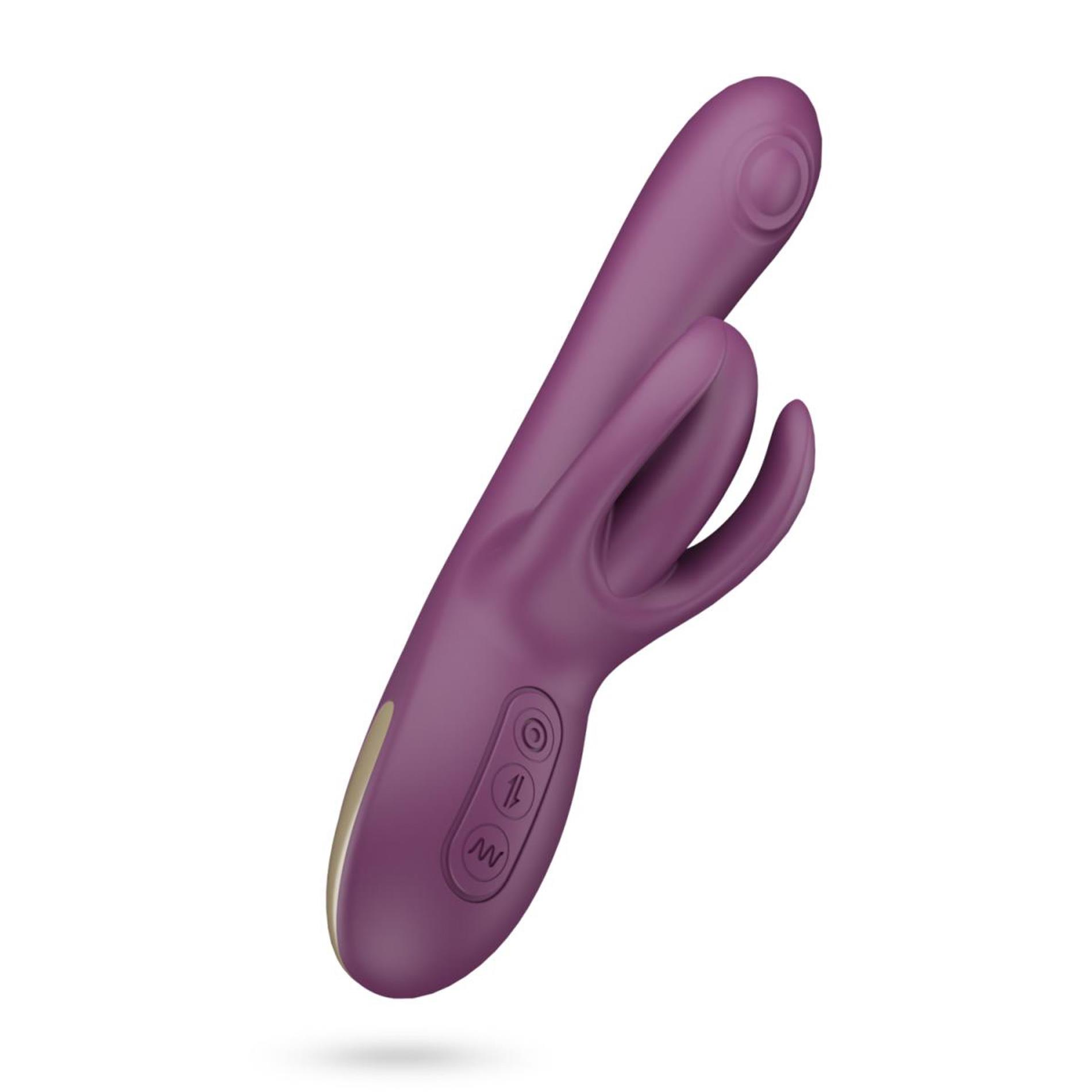 Вибратор-кролик EasyToys Vibe G-Pulse Plus, 21 см (фиолетовый)