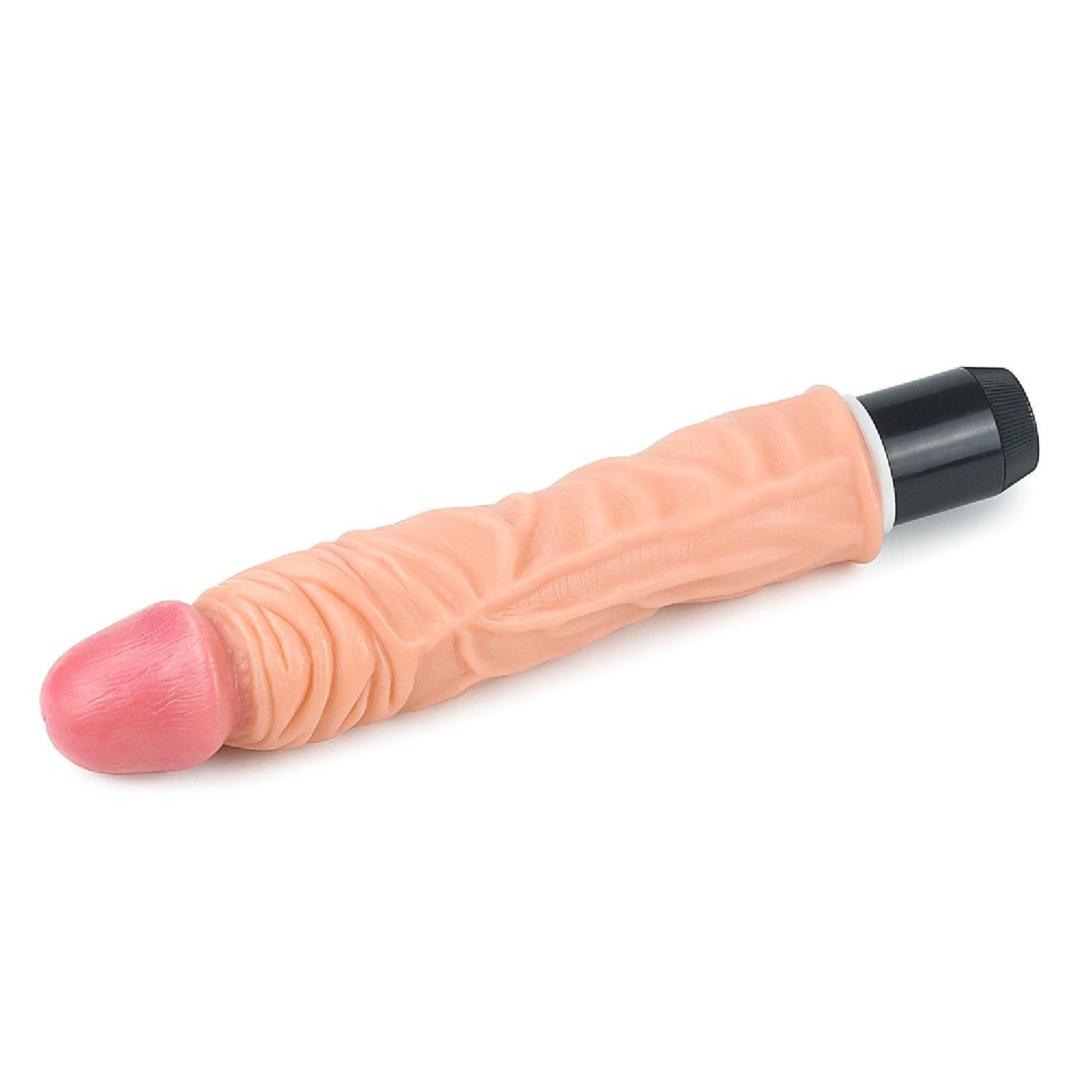 Реалістичний вібратор LoveToy Reel Feel Flexi, 23,5 см (тілесний)