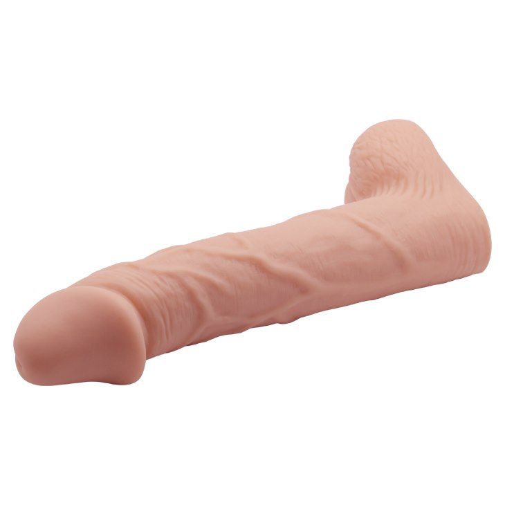 Насадка на пеніс Baile Sex Toys Big Man, 21 см (тілесний)