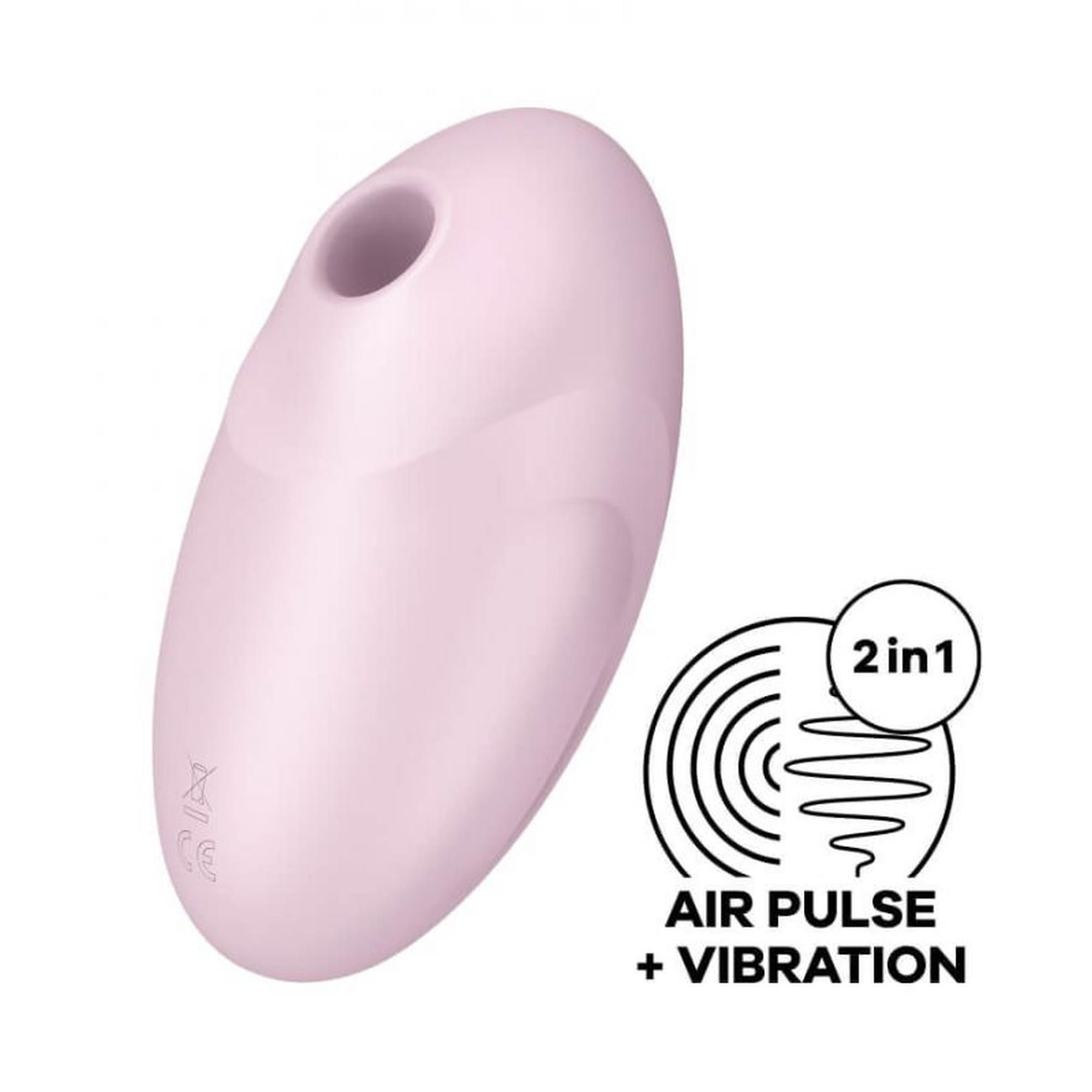 Вакуумный стимулятор клитора с вибрацией Satisfyer Vulva Lover (розовый)