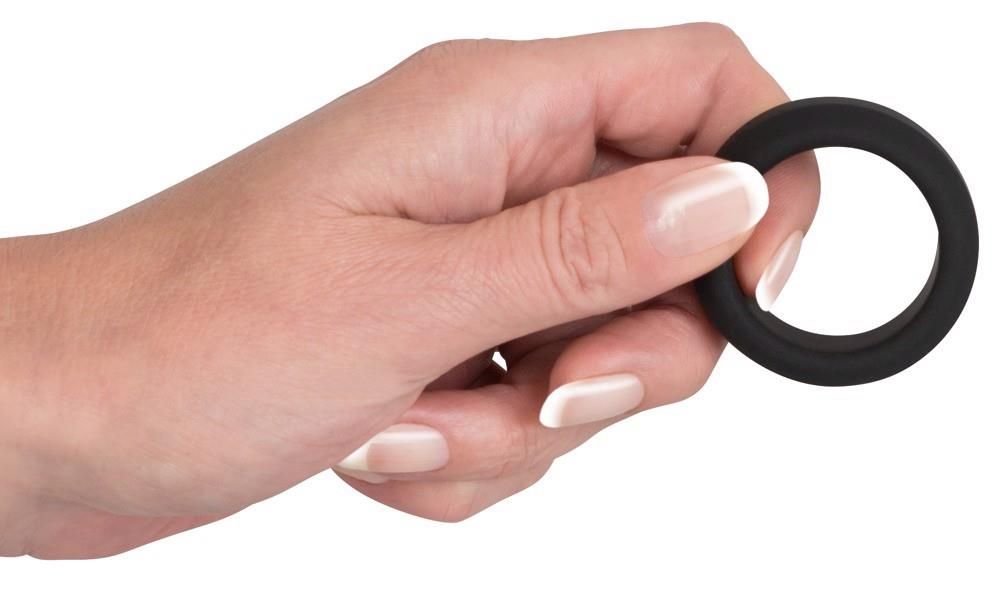 Эрекционное кольцо Velvets Cock Ring, 3.2 см (черный)