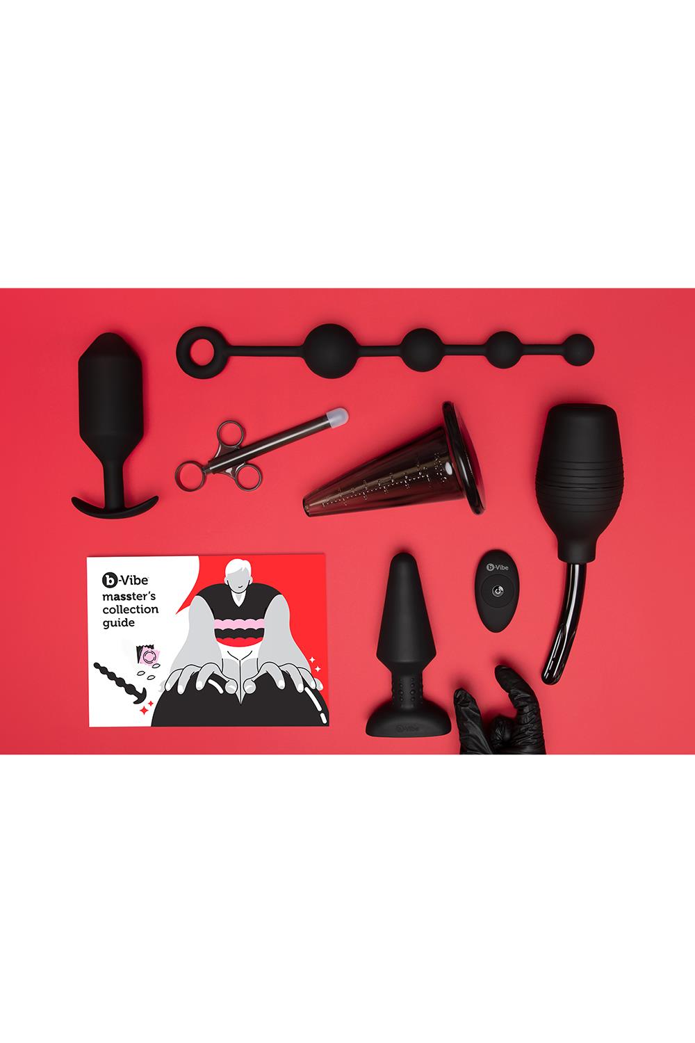 Набор секс-игрушек B-Vibe Anal Education Set: Masster's Degree Edition, 7 шт (черный)