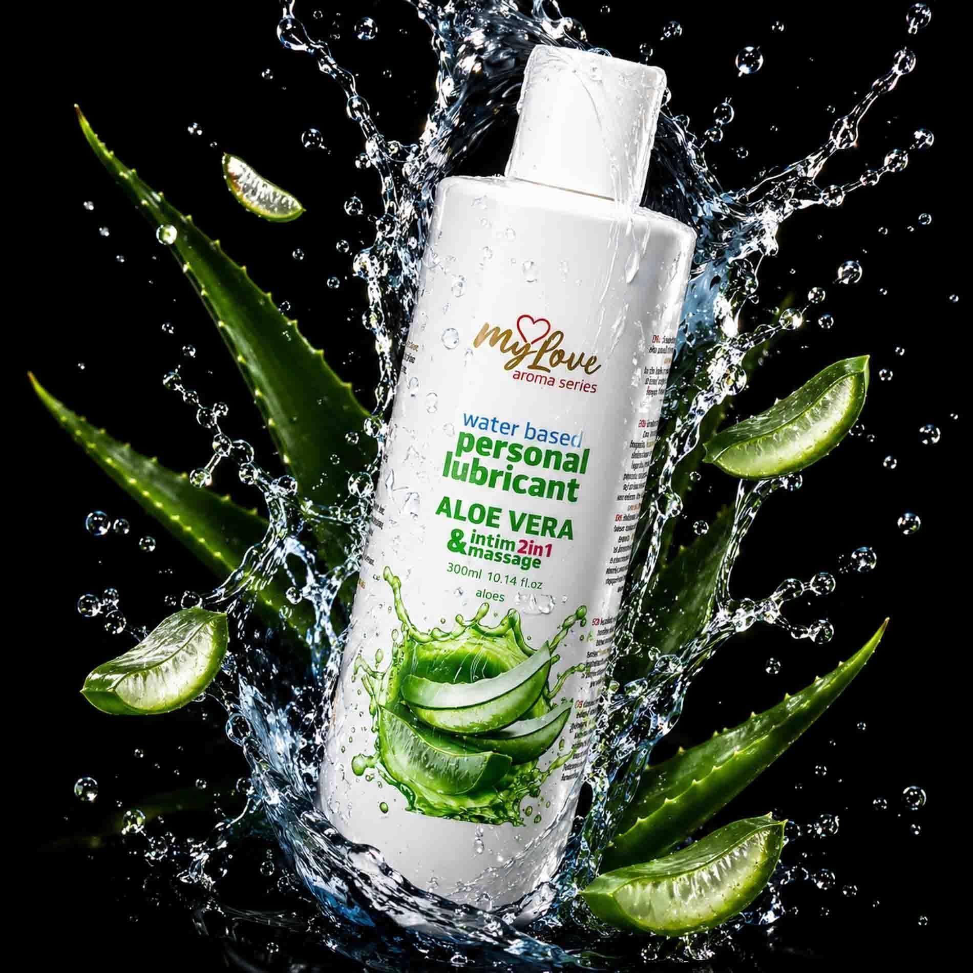 Лубрикант MyLove Aroma Series Intim&Massage 2in1 Aloe Vera, 300 мл