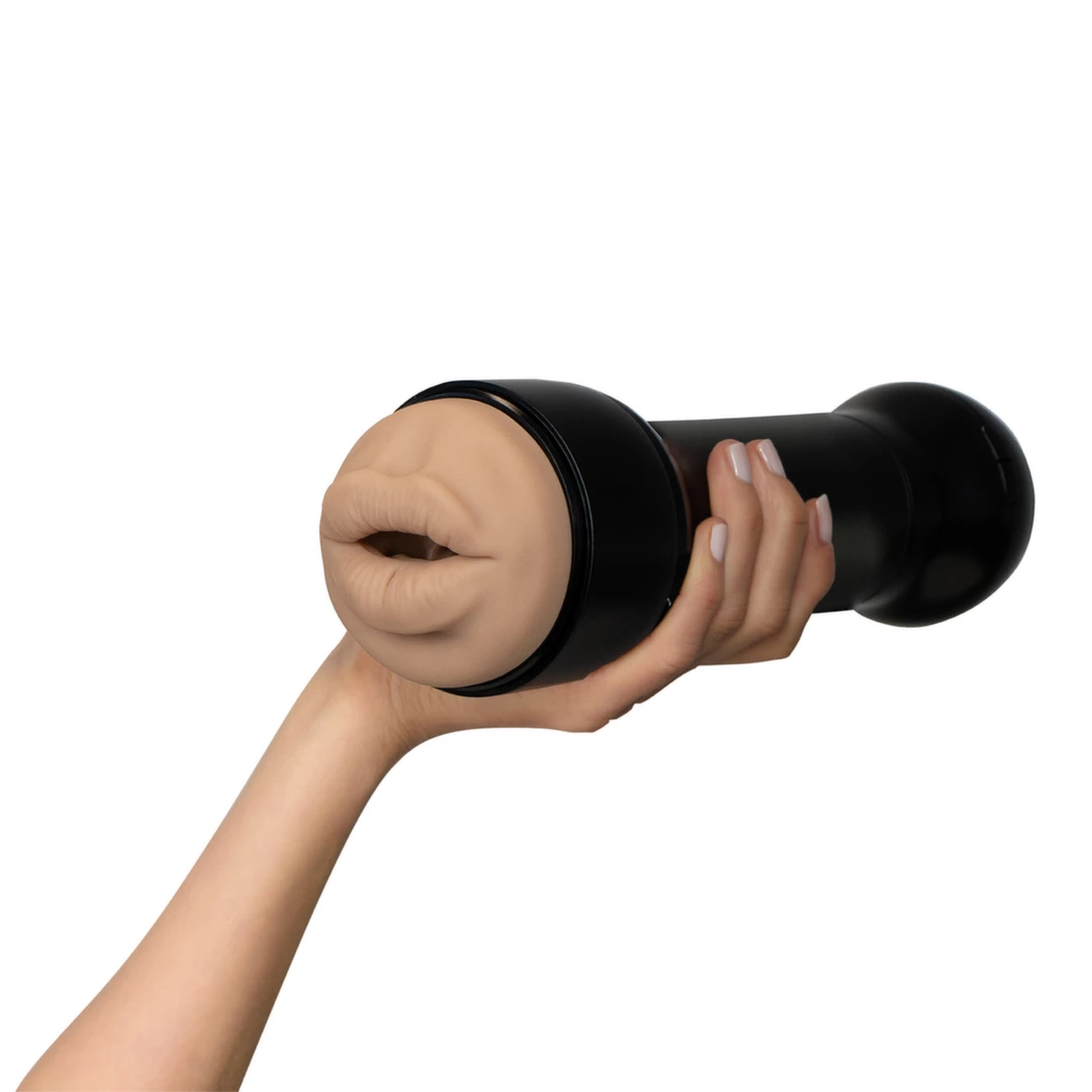 Masturbator realistyczny Kiiroo Victoria June Realistic Lips + PowerBlow (w kolorze cielistym)