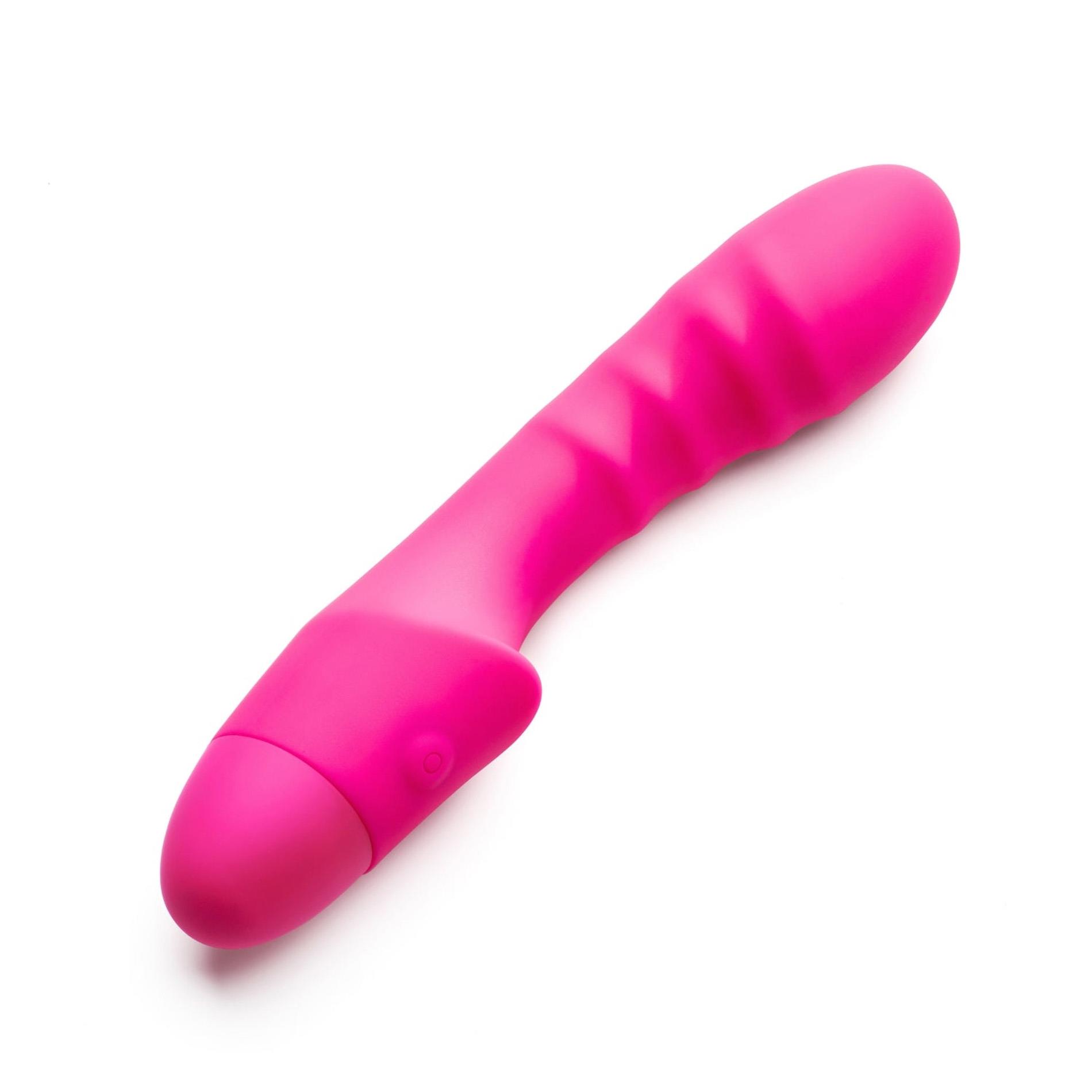 Вибратор So Divine Pash Ribbed G-spot, 17.7 см (розовый)