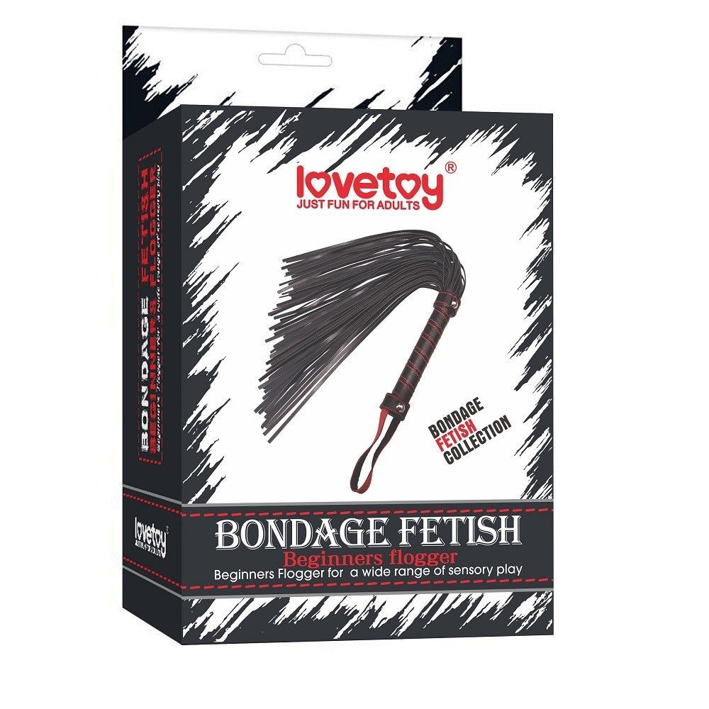 Флоггер Pejcz Beginners Flogger, 45,7 см (черный)