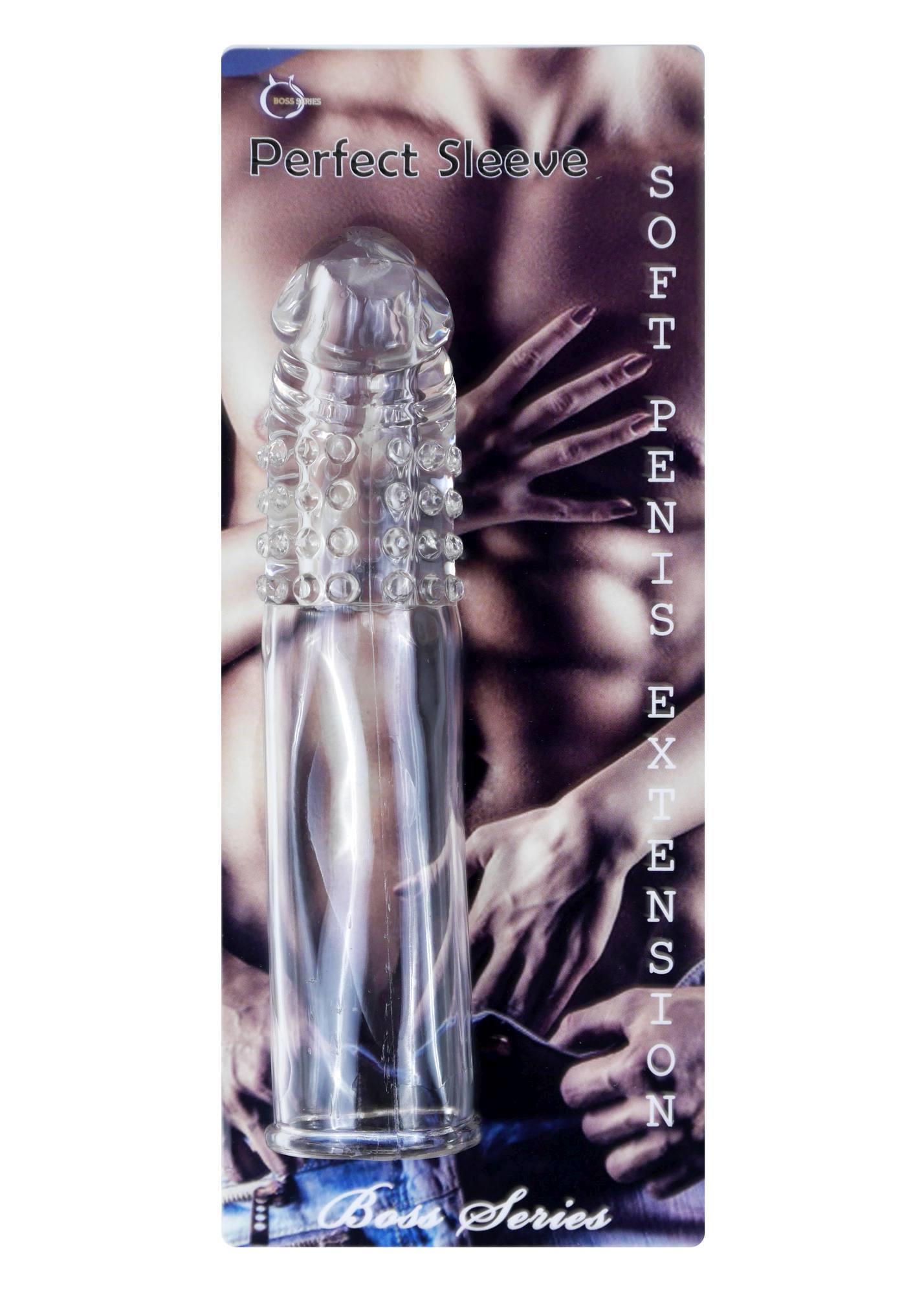 Насадка на пенис Perfect Sleeve - B - Series Lyla, 19 см (прозрачный)