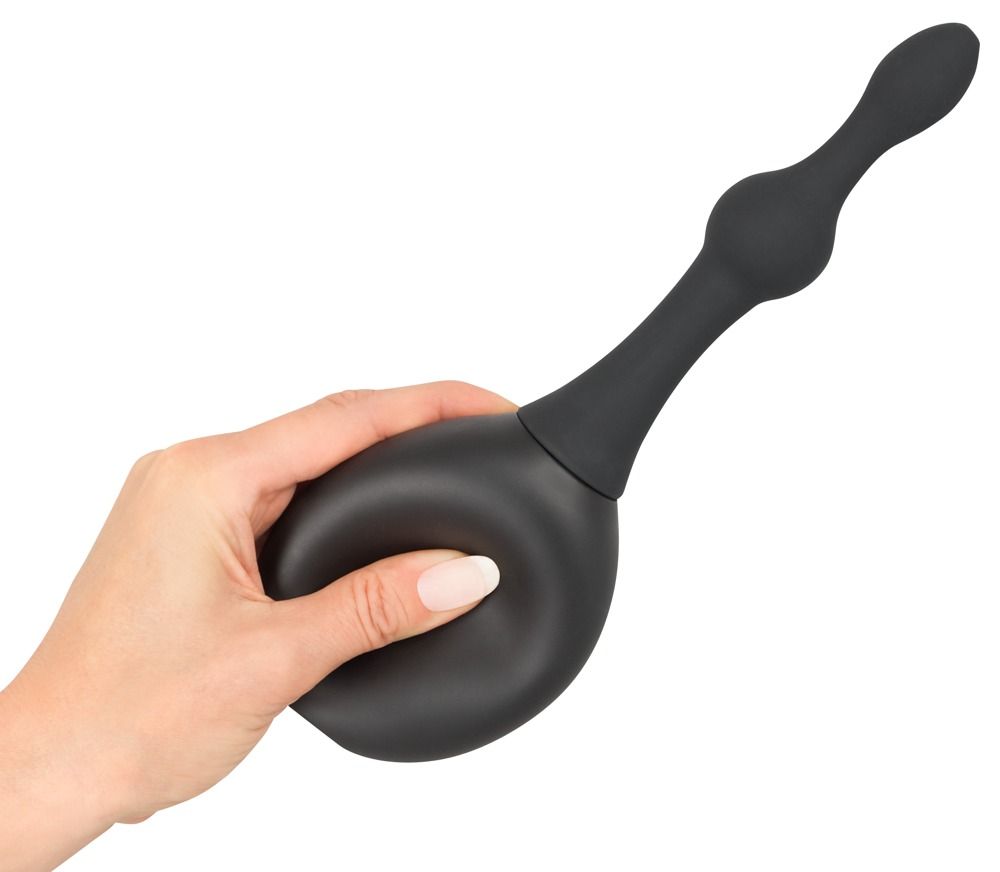 Анальний душ Black Velvets Douche Small, 14 см (черный)