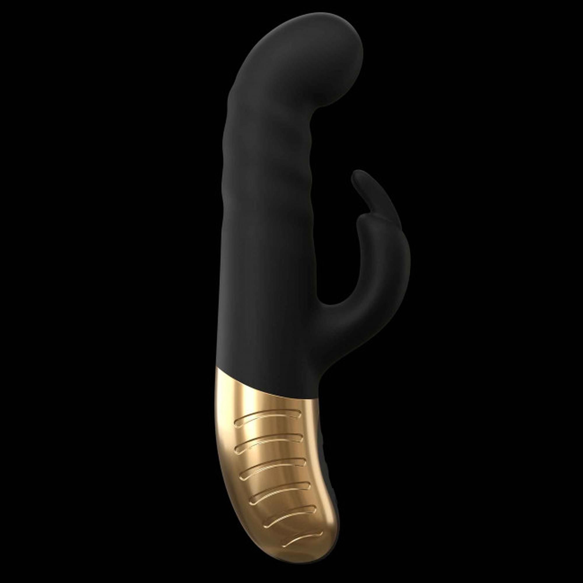 Вибратор кроликс Dorcel G-Stormer, 23.5х3.9 см (черный)