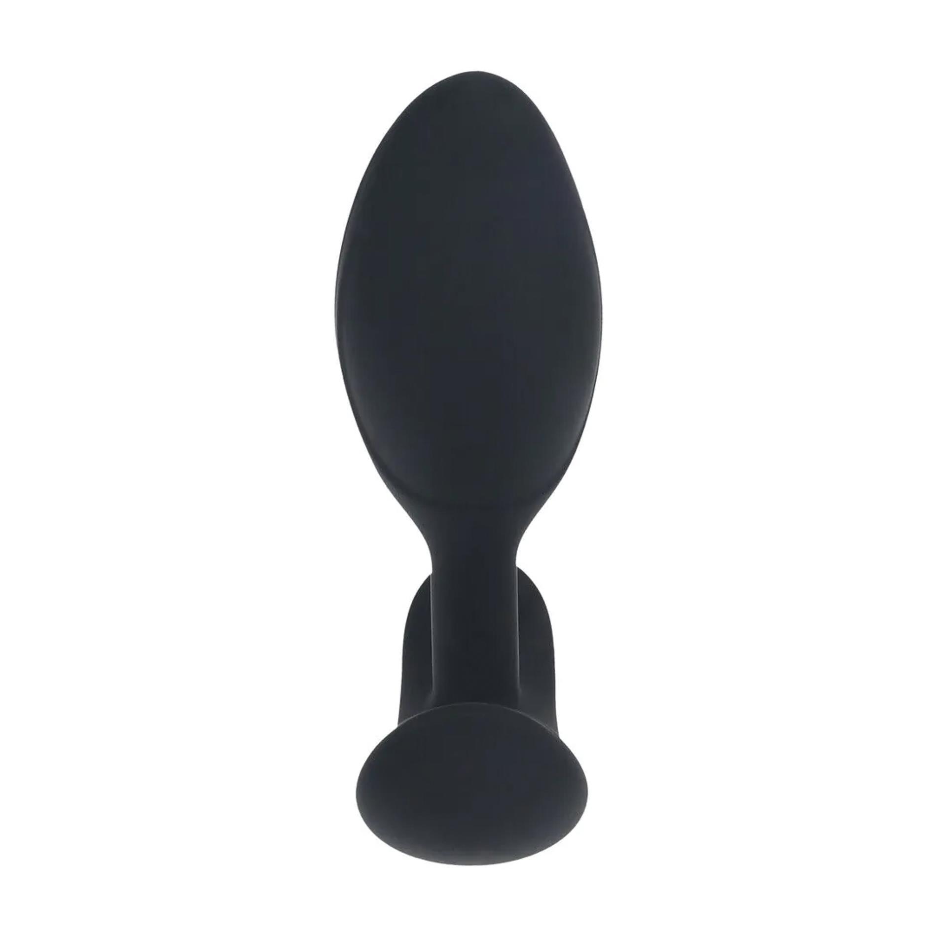 Анальна пробка Levelz Remote Control Vibrating Liquid, 10.6 см (чорний)