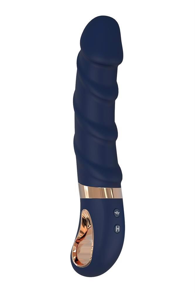 Реалістичний вібратор DreamToys Goddess Belenos, 23 см (синій)