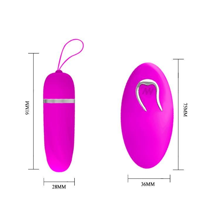 Віброяйце Pretty Love Debby Remote, 7,5 см (рожевий)