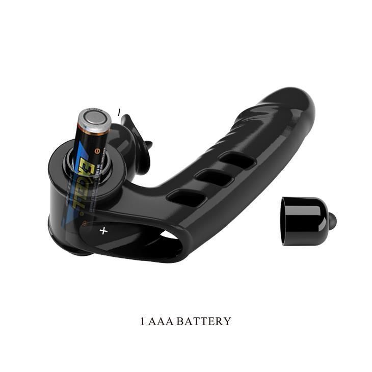 Wibrator na palec Pretty Love Corbin, 11 cm (czarny)