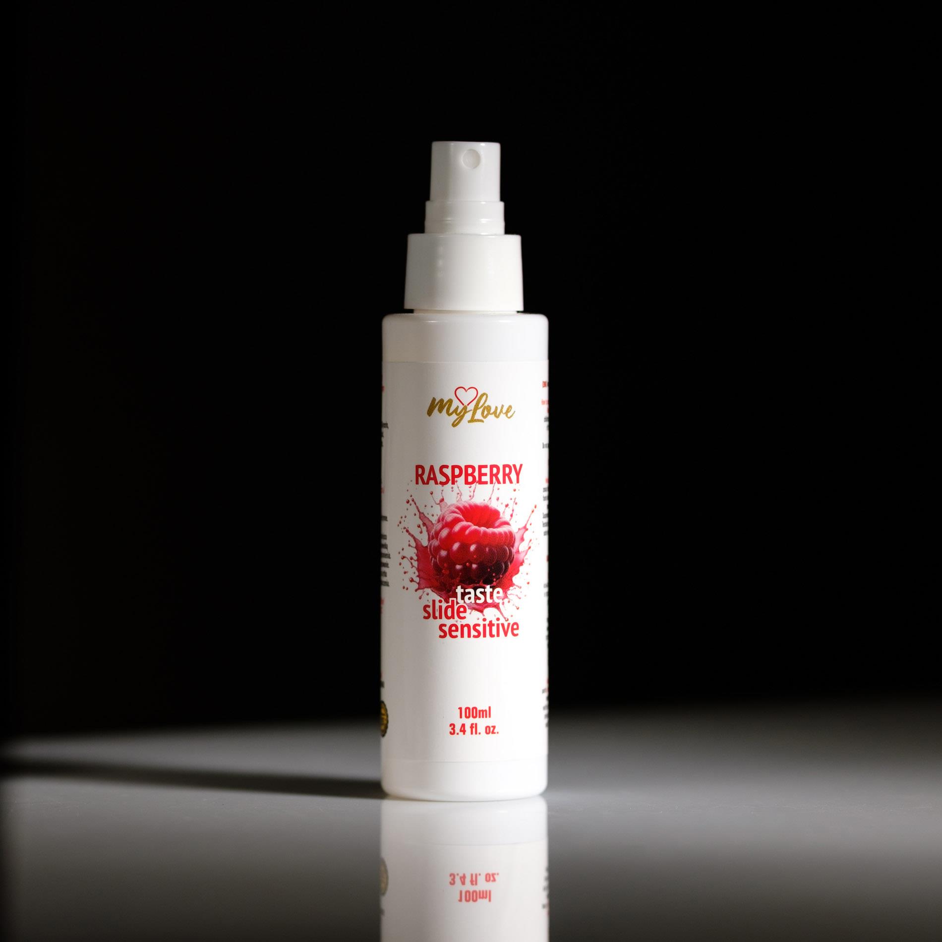 Лубрикант на водной основе MyLove Taste Slide Sensitive Raspberry, 100 мл