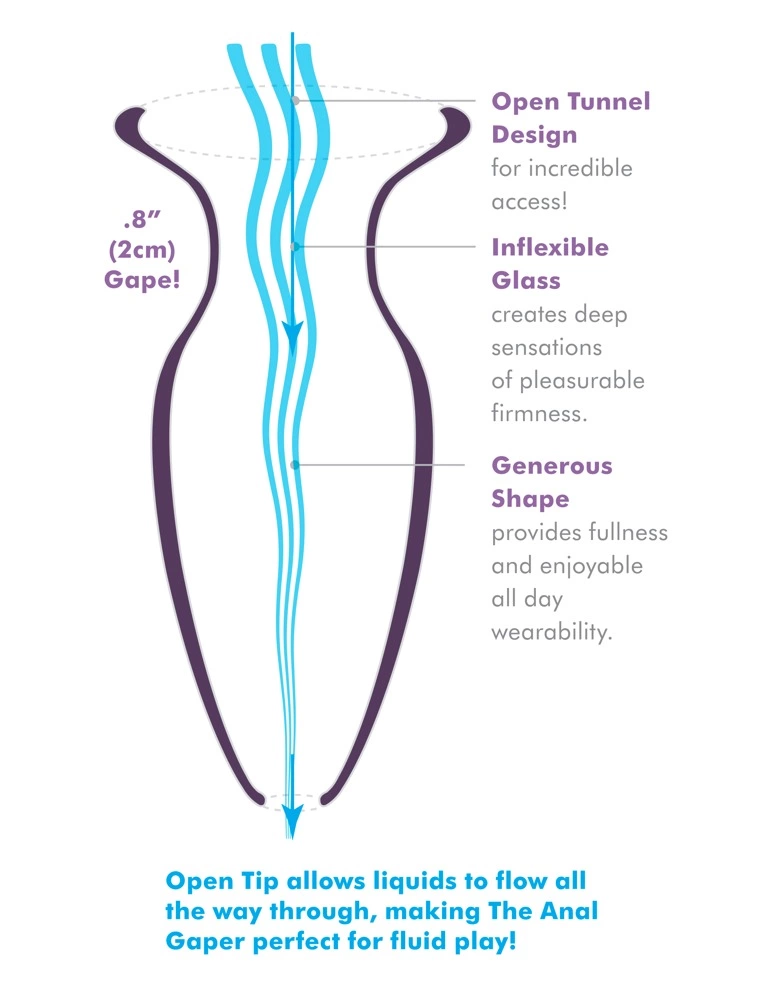 Анальный тоннель Pipedream Anal Fantasy Elite, 9.6 см (прозрачный)