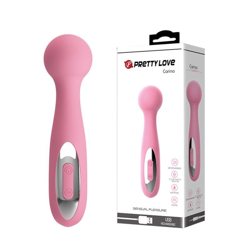 Вібратор Pretty Love Carina Vibrator Light, 15 см (рожевий)