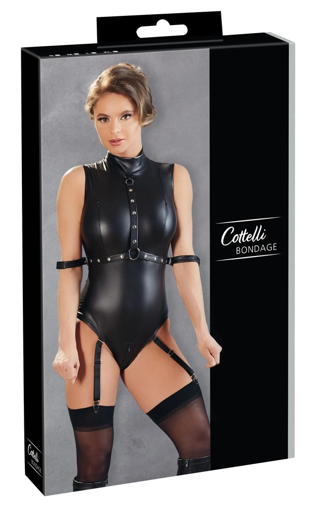 Боди Cottelli Bondage Body Suspenders, M (черный)