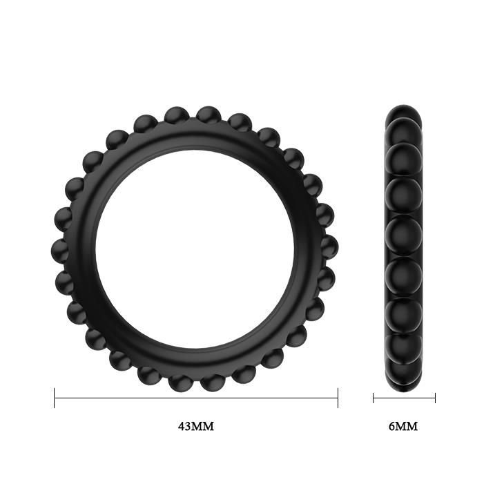 Набор эрекционных колец Baile Titan Cock Ring Set, 3 шт( чёрный )