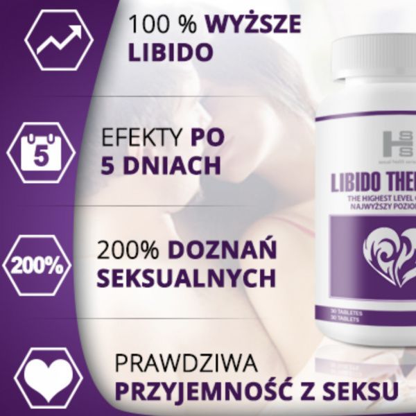 EROMED Libido Therapy - Tabletki dla kobiet, Bez smaku