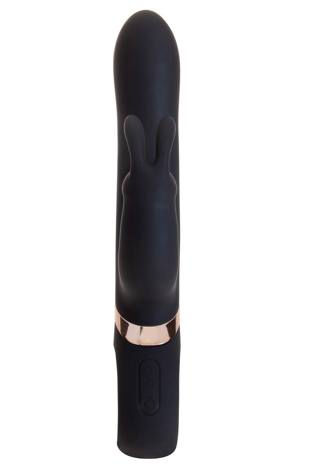 Вибратор-кролик S Pleasures Premium Naughty, 22,7 см (черный)