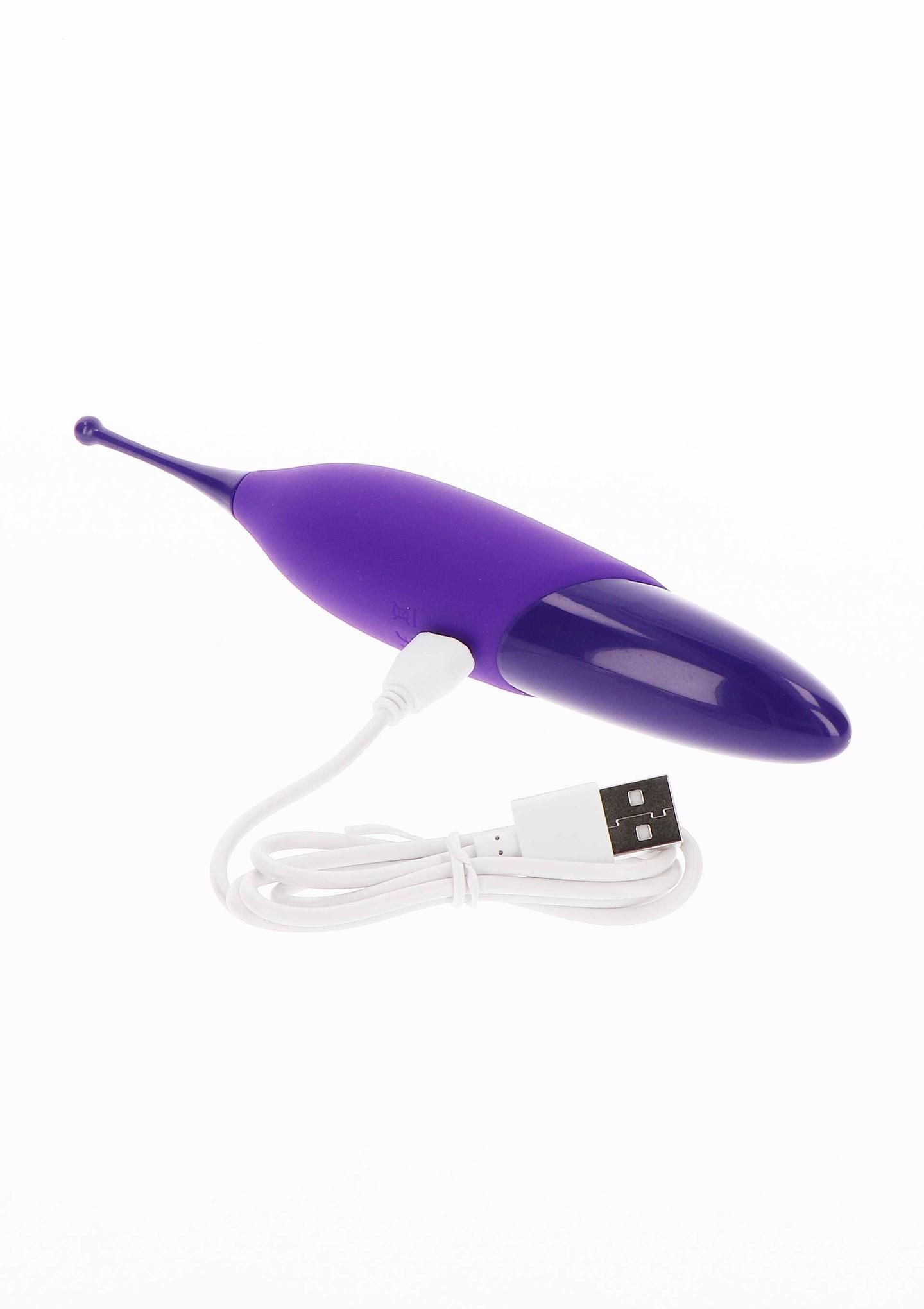 Вибратор для клитора Toy Joy SeXentials Magnificent, 19 см (фиолетовый)
