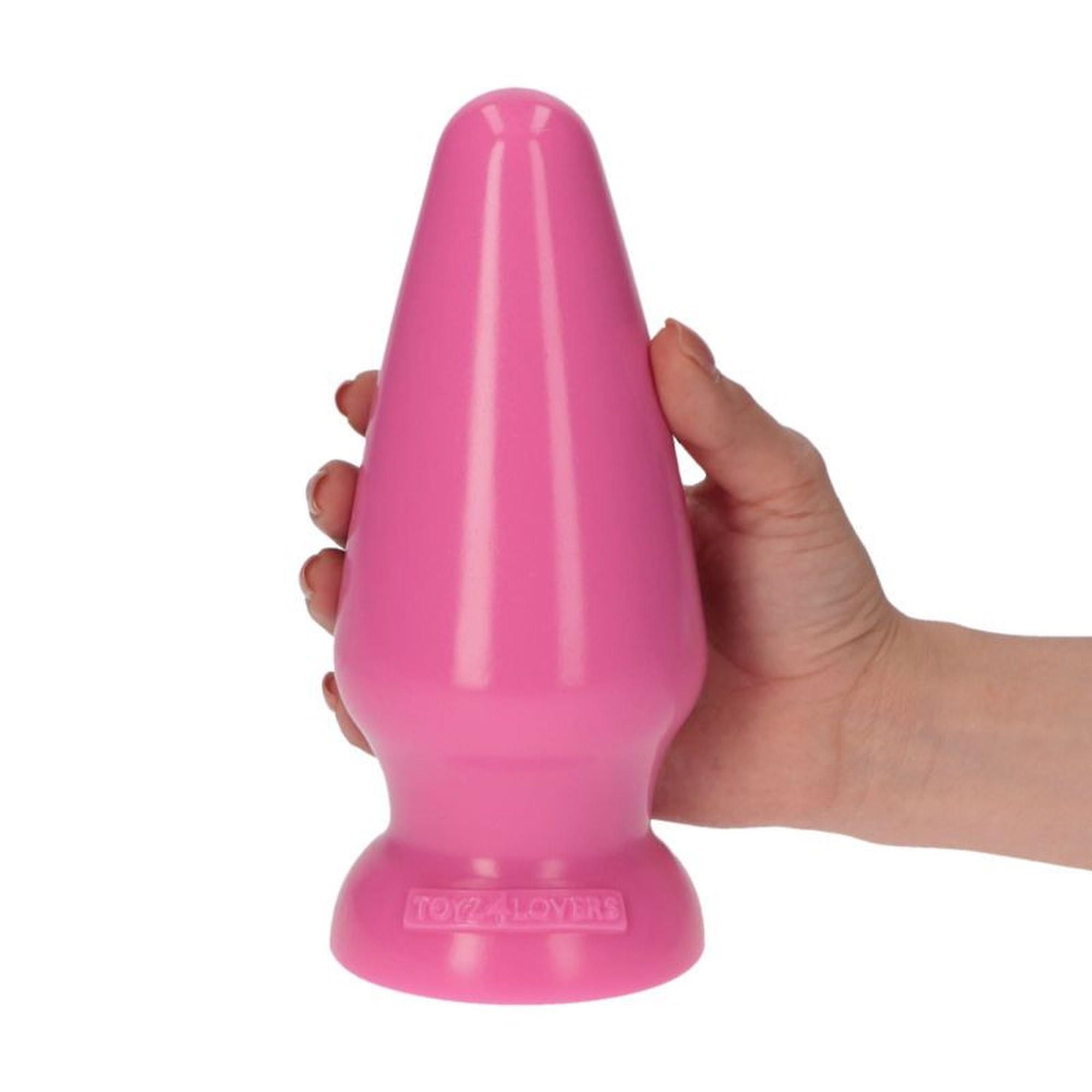 Анальная пробка Toyz4lovers Plug-Italian Cock 6,5", 16.5 см (розовый)