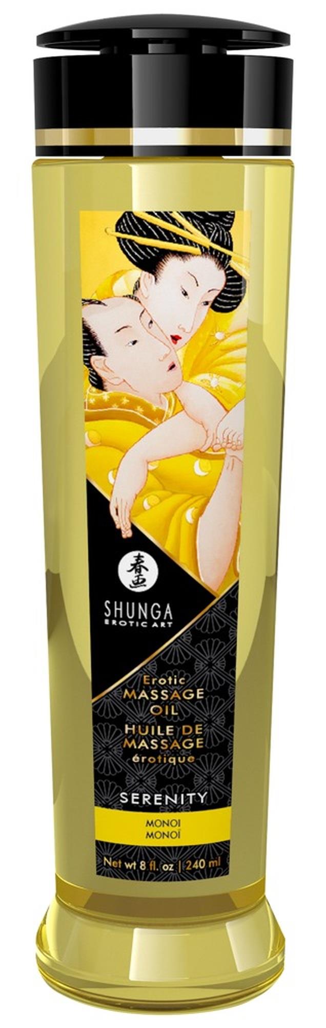 Масажна олія Shunga Serenity Monoi, 240 мл Масажна олія Shunga Serenity Monoi, 240 мл