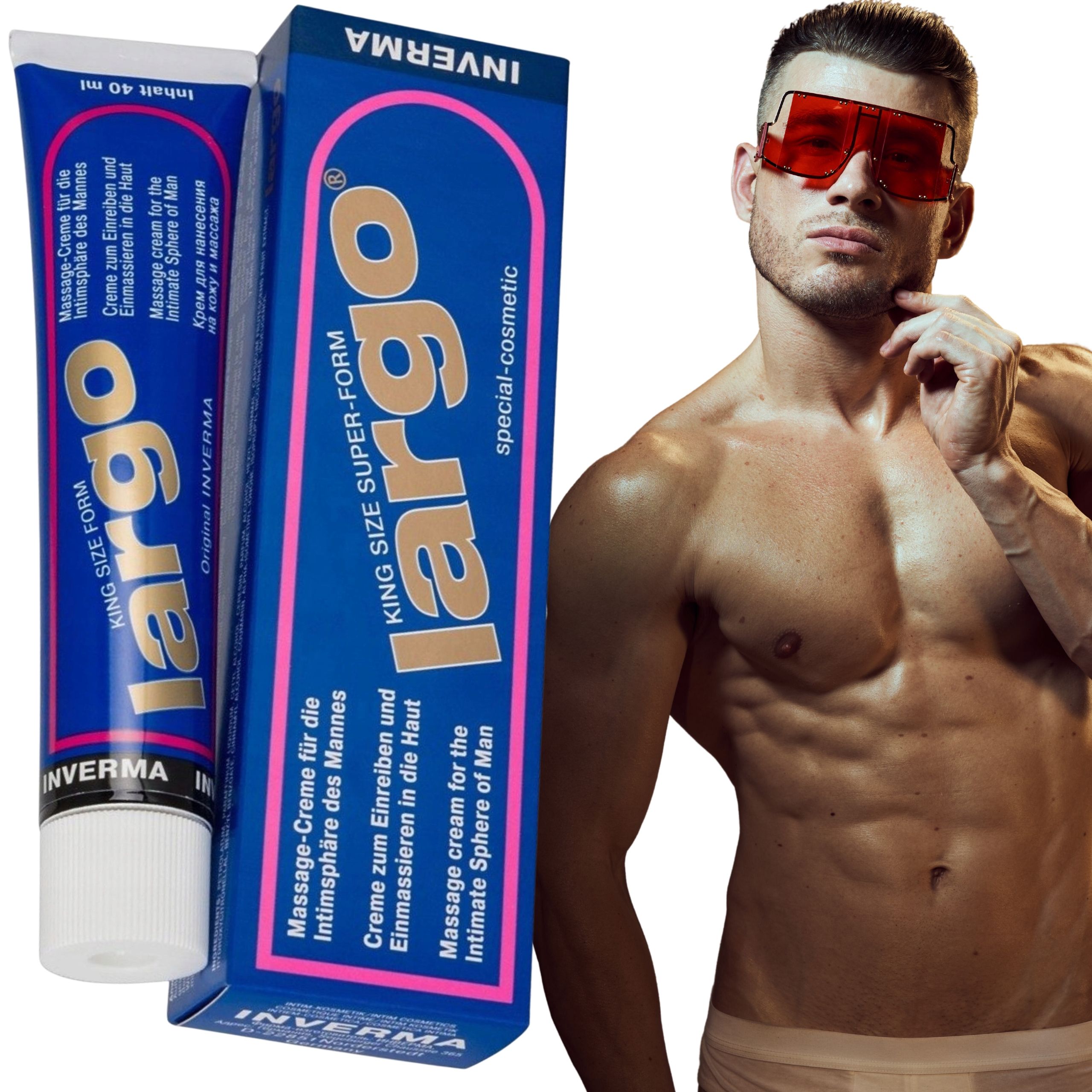 Krem wzmacniający erekcję Inverma Largo Special Cosmetic, 40 ml