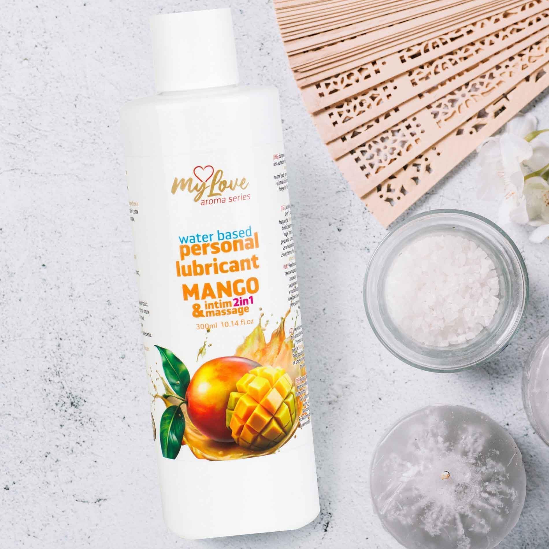 Лубрикант MyLove Aroma Series Intim&Massage 2in1 Mango, 300 мл