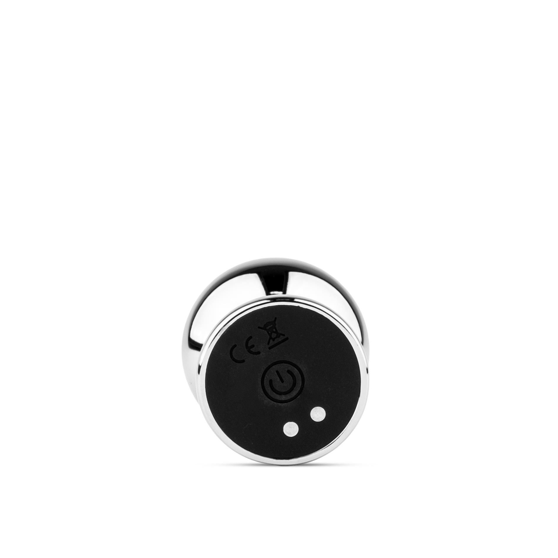 Анальная пробка B - Series HeavyFun Metal Butt Plug L, 8.9 см (серебристый)