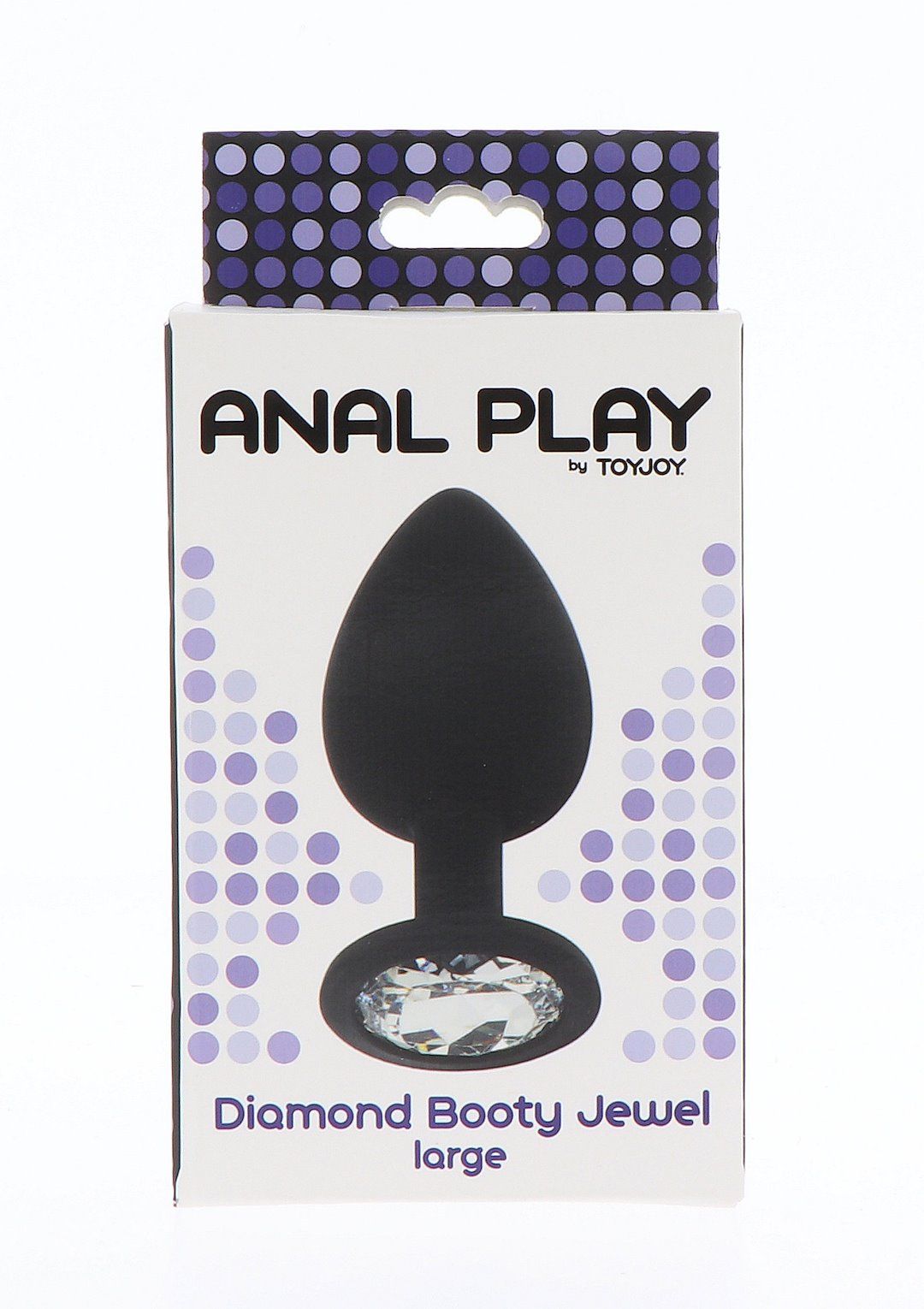 TOYJOY - Korek analny, Czarny, 9 cm