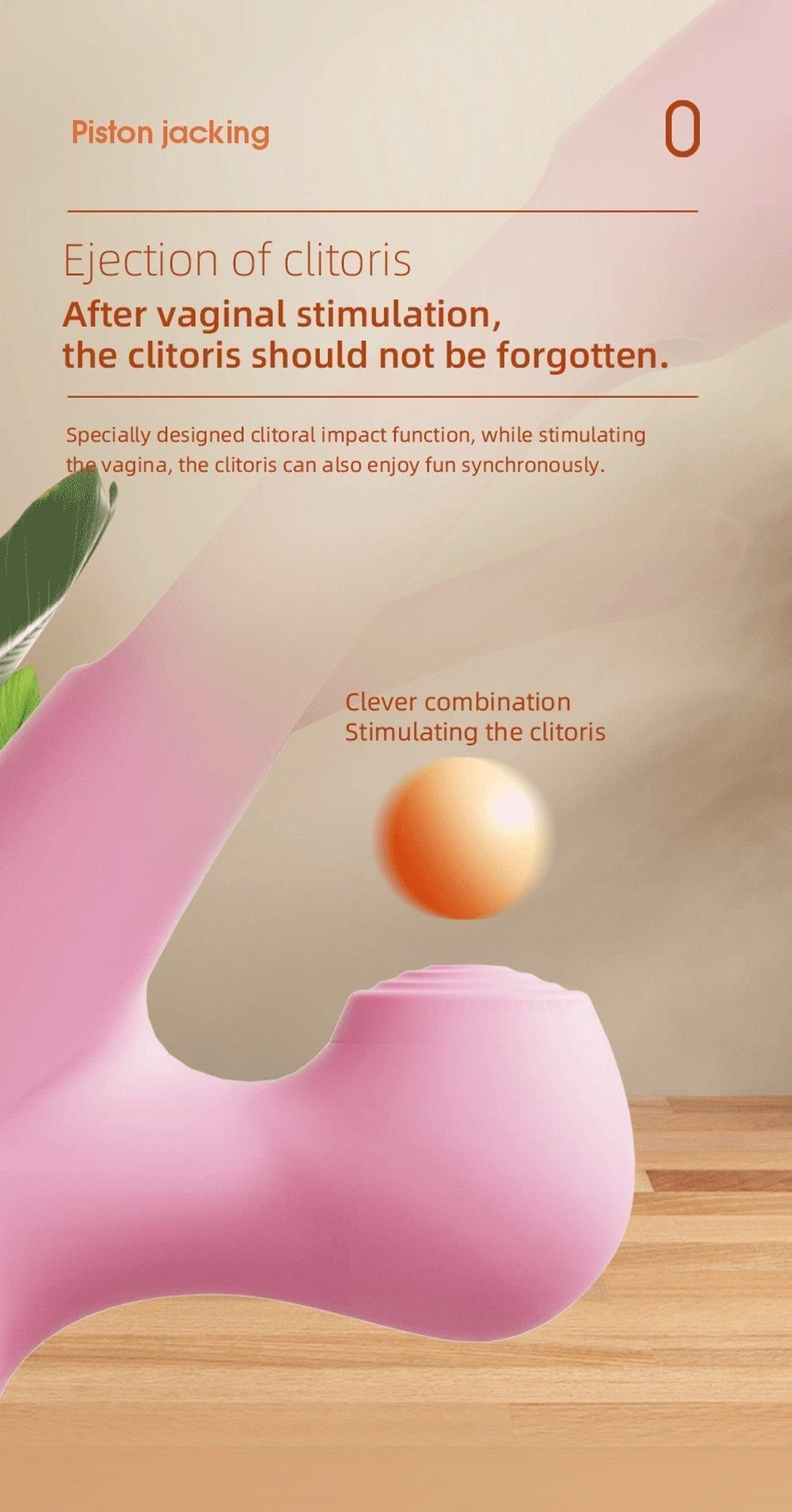 Wibrator królik B - Series Lyla Corse, 24.5 cm (różowy)