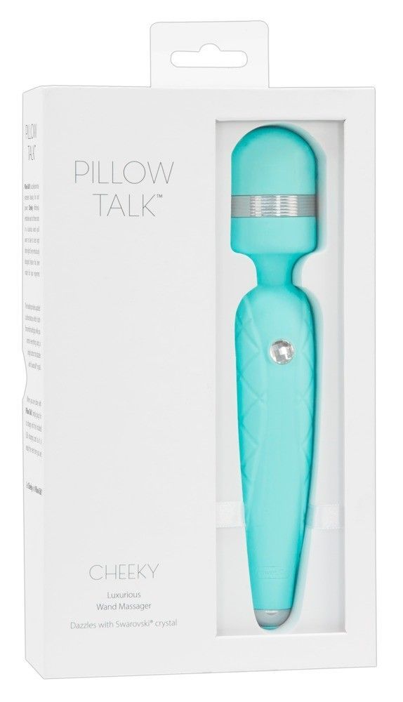 Вибромассажер Pillow Talk Cheeky, 20,6 см (бирюзовый)