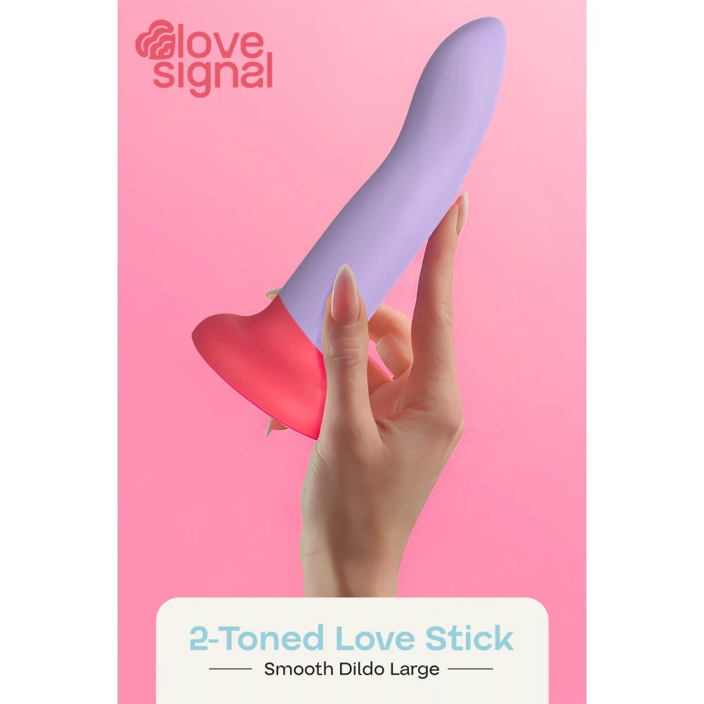 Dildo Dream Toys 2-Toned Love Stick Large, 20.5 cm (fioletowy)