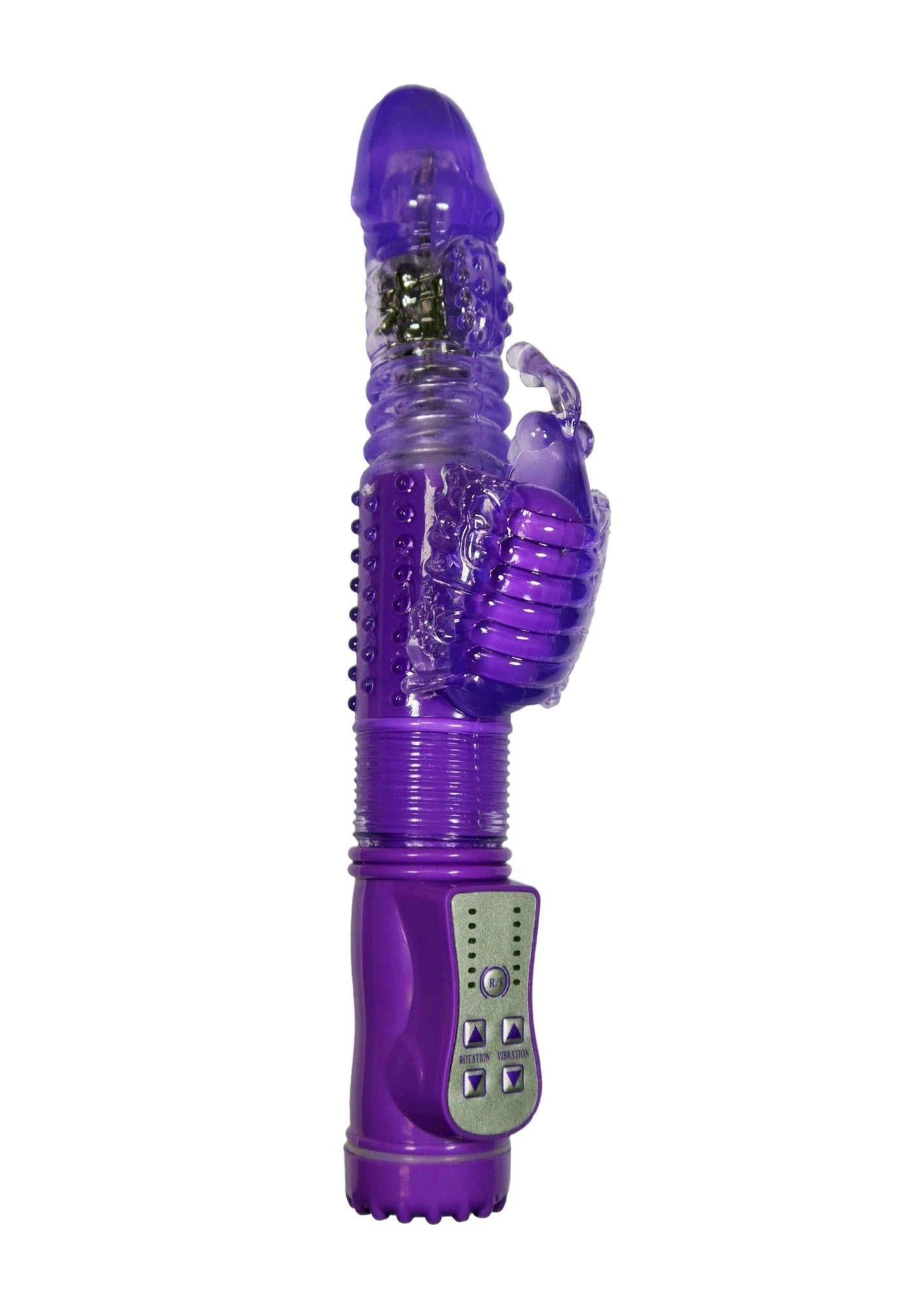 Вибратор-кролик Boss Series Rabbit Massager, 24.5 см (фиолетовый)