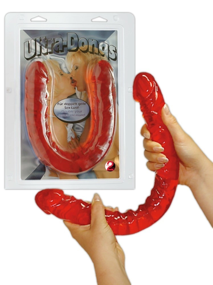 Двухсторонний фаллоимитатор You2Toys Ultra-Dong, 43 см (красный)