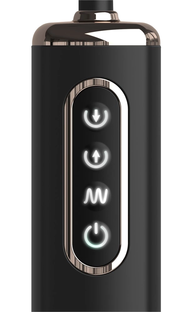 Korek analny Pipedream Auto-Throb Inflatable Vibrating Plug, 13 cm (czarny)