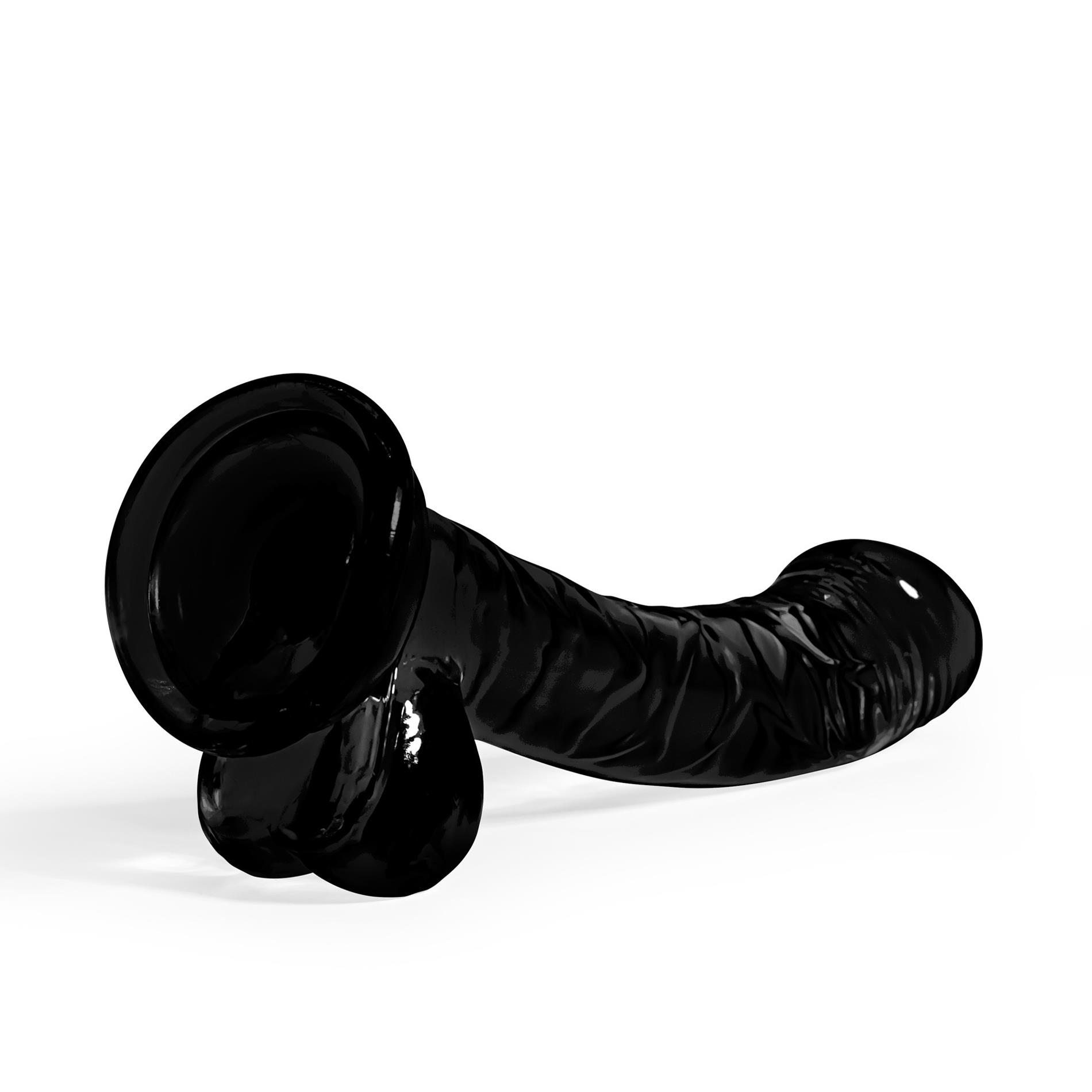 Фаллоимитатор Crushious Hudini Jelly, 17.5 см (черный)