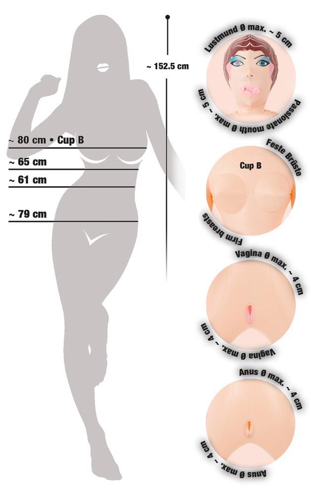 Секс-кукла You2Toys Joann, 155 см (телесный)