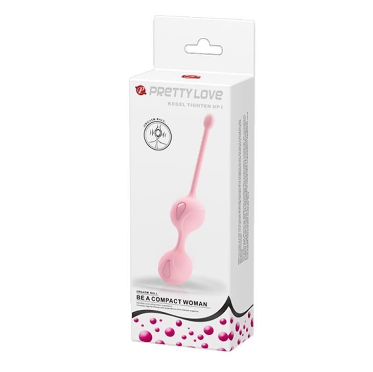 Вагинальные шарики Pretty Love Kegel Tighten Up, 16 см (розовый)