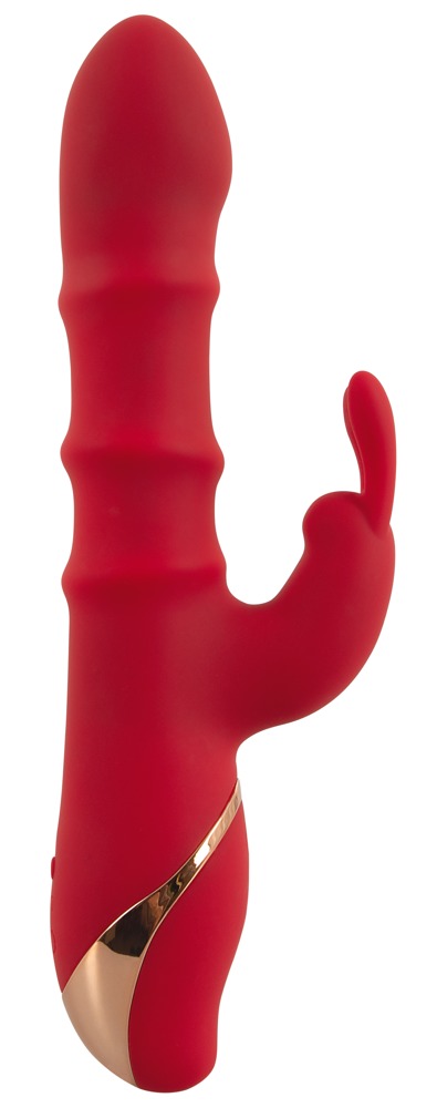 Вибратор-кролик You2Toys Double Bunny, 23.7 см (красный)
