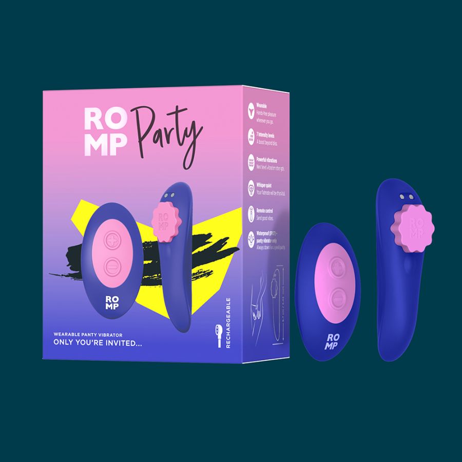 Вибратор в трусики Party Romp, 8.7 см (фиолетовый)