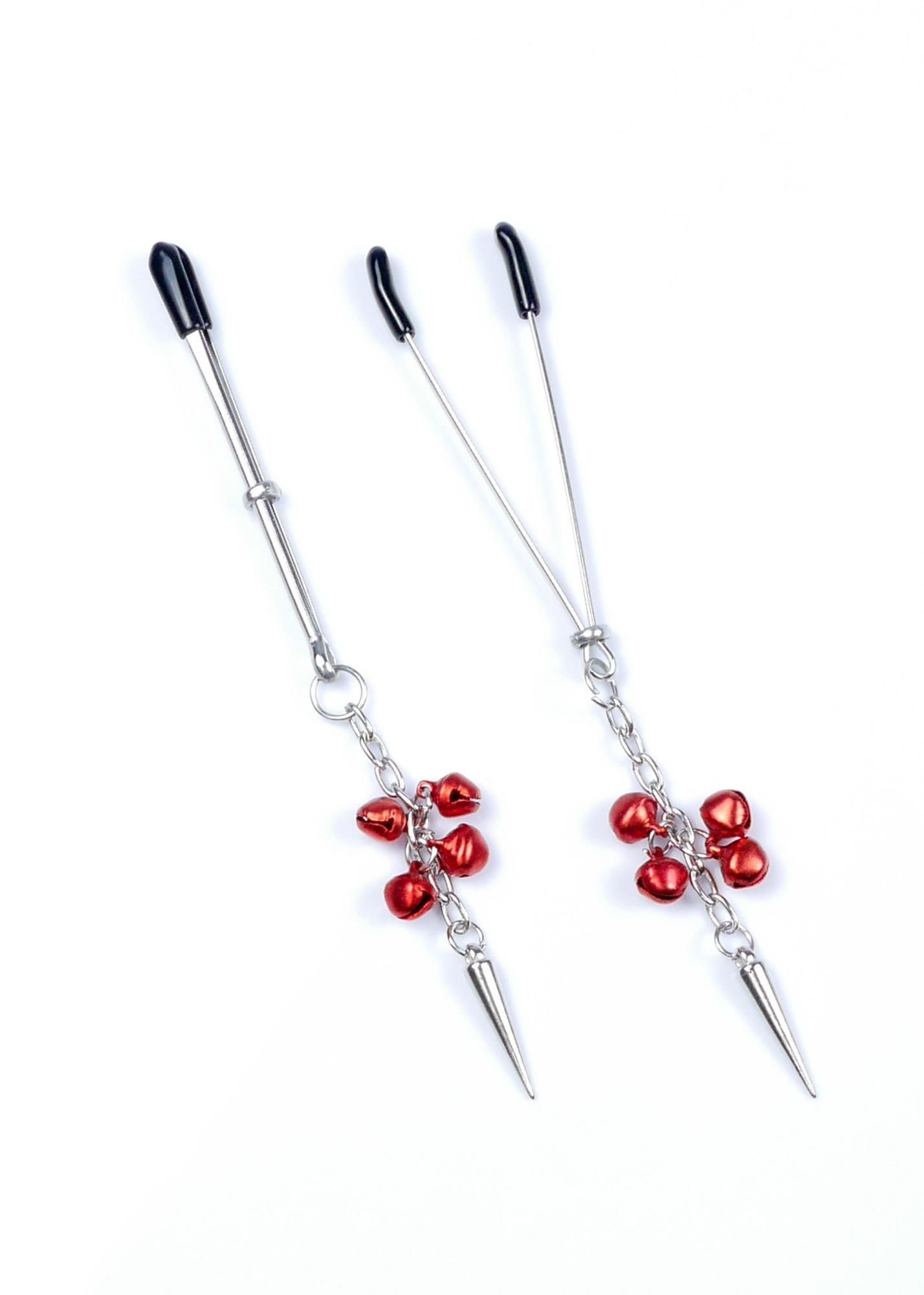 Затискачі для сосків Exclusive Nipple Clamps No.4 Fetish Boss Series (червоний)