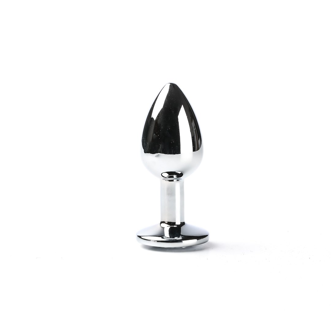 Анальна пробка з кристалом Simply Pleasure S, 7 см (прозорий)